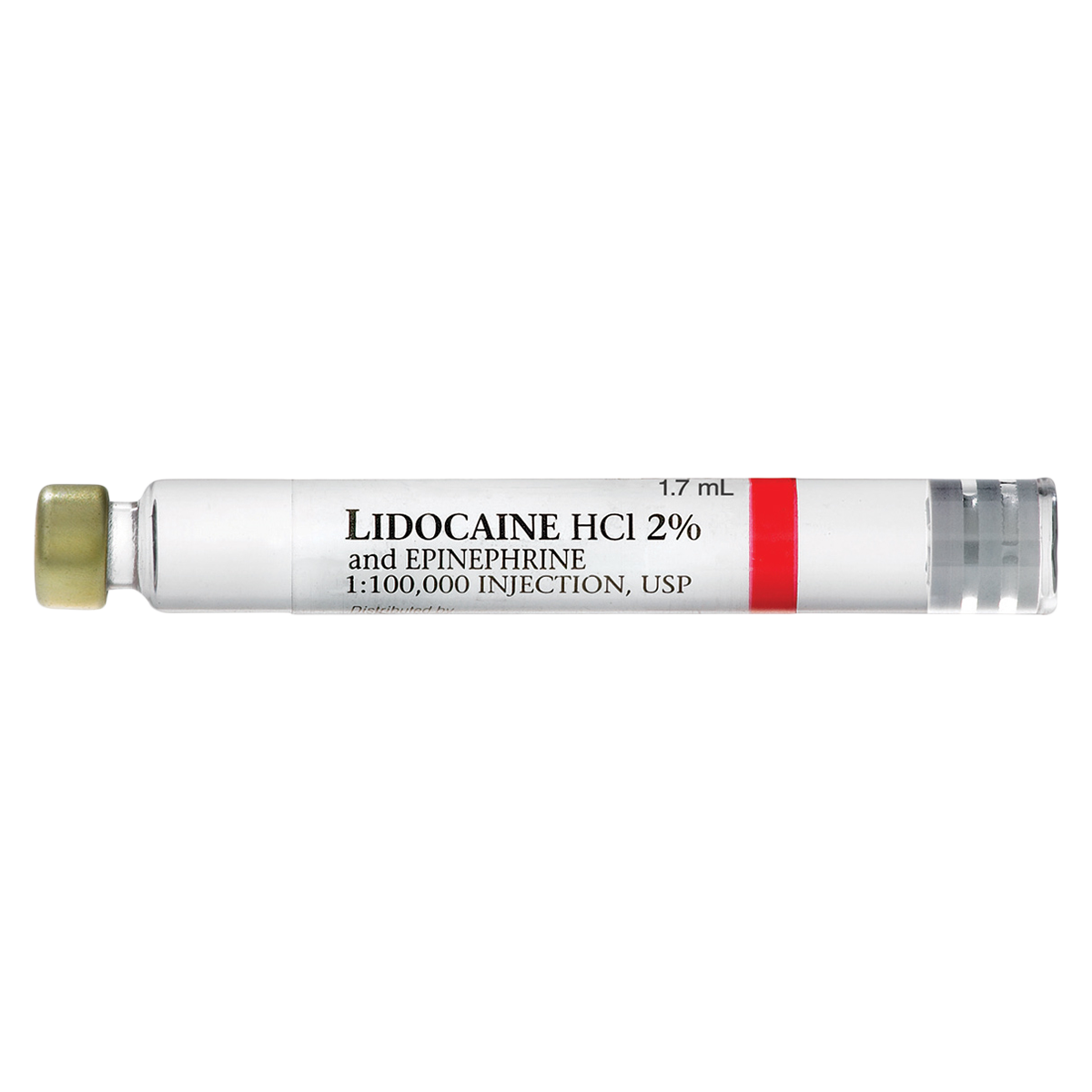 Lidocaine HCl 2% Epinephrine 1:100,000 1.7 mL 50/Bx